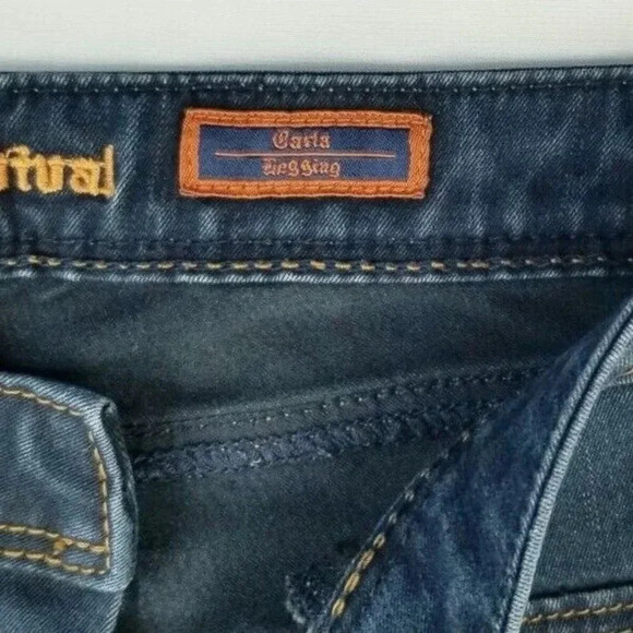 Rock By Rock Revival size 27X31 Carla Legging Embroidered Logo Blue Denim Jeans - Picture 6 of 12